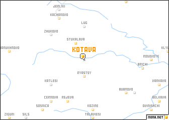 map of Kotava