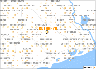 map of Kotawaya