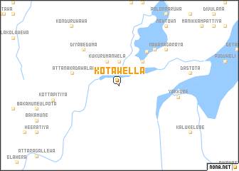 map of Kotawella