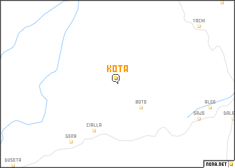map of Kʼota
