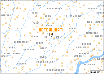 map of Kot Baij Nath