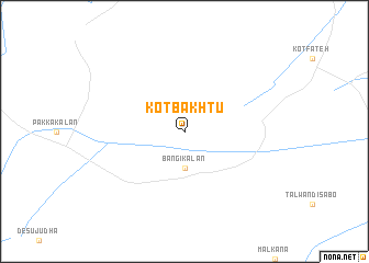 map of Kot Bakhtu