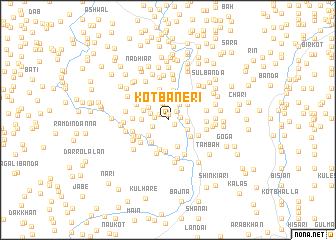 map of Kot Baneri