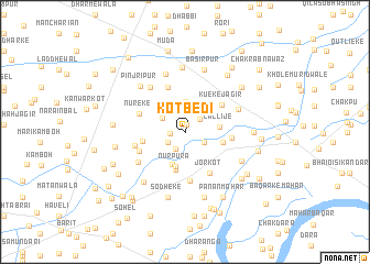 map of Kot Bedi