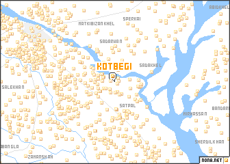 map of Kot Begi