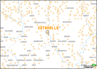 map of Kot Bhalla