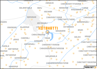 map of Kot Bhatti