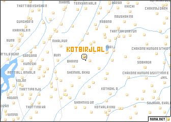 map of Kot Birj Lal