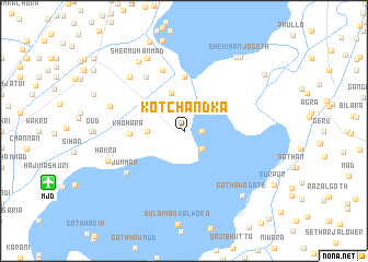 map of Kot Chāndka