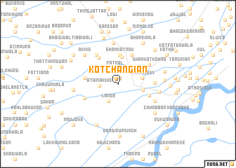 map of Kot Chāngiān