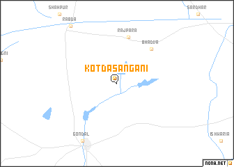 map of Kotda Sāngāni