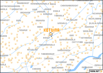 map of Kot Dīna