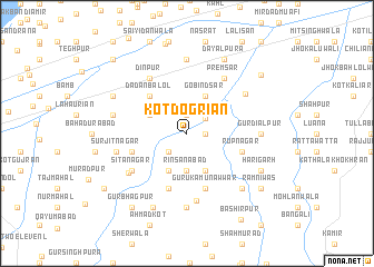 map of Kot Dogriān