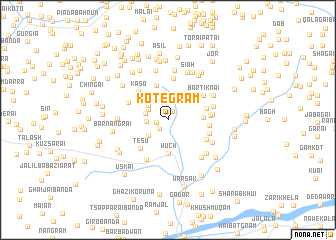 map of Kotegrām