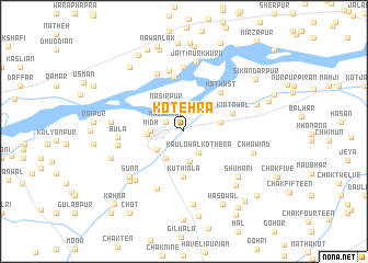 map of Kotehra