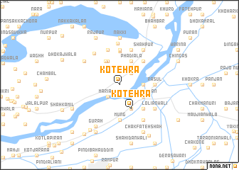 map of Kotehra