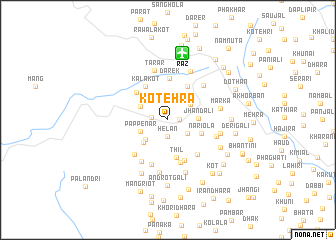 map of Kotehra