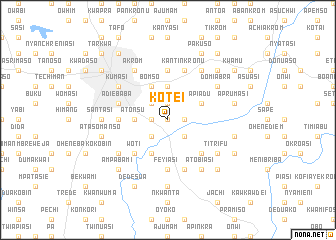 map of Kotei