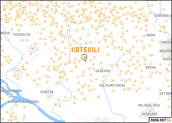 map of Kote Kili