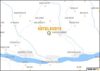 map of Kotelevoye