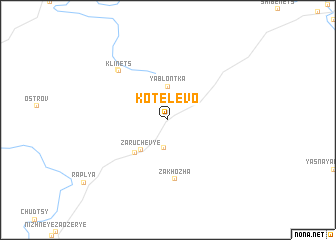 map of Kotelëvo