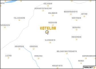 map of Kotel\