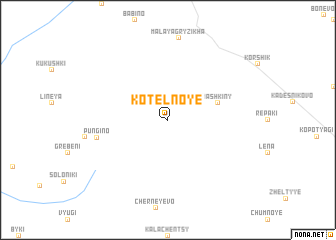 map of Kotel\