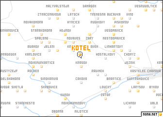 map of Kotel