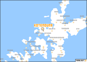 map of Kotenoura