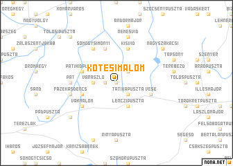 map of Kötésimalom