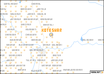 map of Koteswar