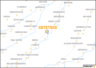 map of Kotetsko