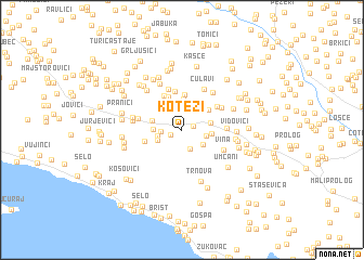 map of Kotezi