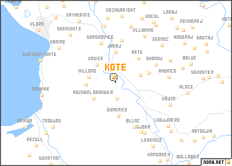 map of Kotë