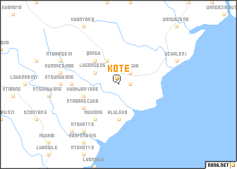 map of Kote