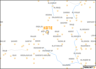 map of Kote