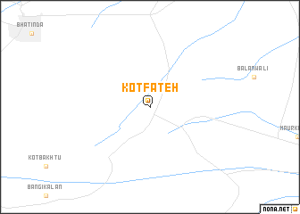 map of Kot Fateh