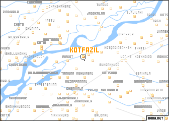 map of Kot Fāzil