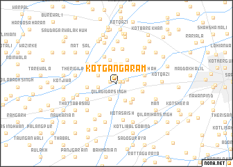 map of Kot Ganga Rām