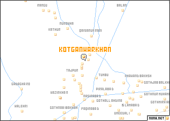 map of Kot Ganwar Khān