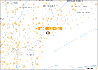 map of Kot Ghāzi Khān