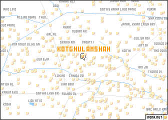 map of Kot Ghulām Shāh