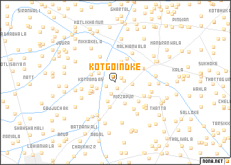 map of Kot Goindke