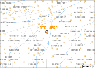map of Kot Gūjrān