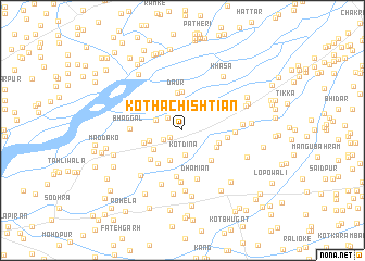 map of Kotha Chishtiān