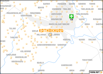 map of Kotha Khurd