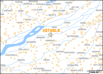 map of Kothāla