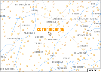 map of Kot Hari Chand