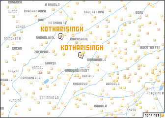 map of Kot Hari Singh