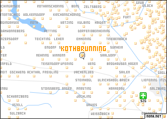 map of Kothbrünning